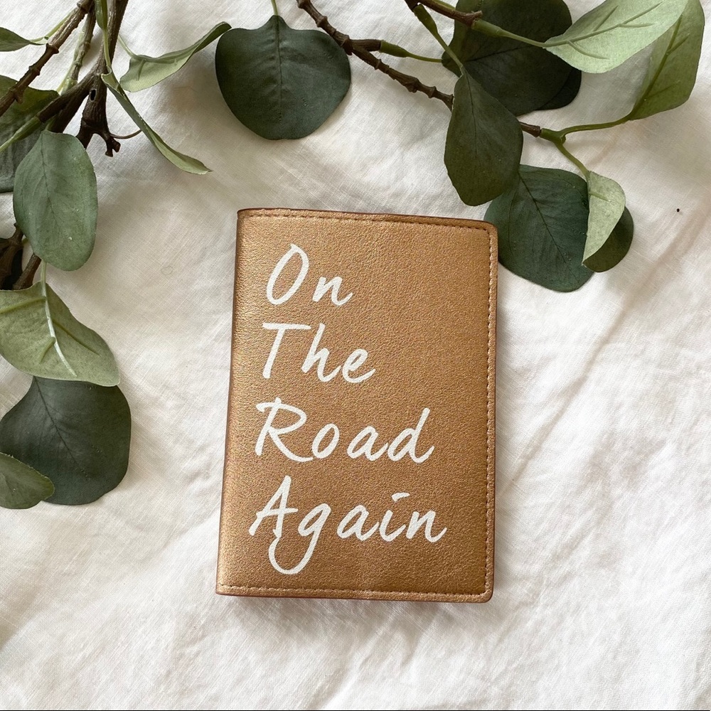 Rose Gold Passport Cover
